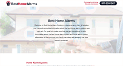 Desktop Screenshot of besthomealarms.com
